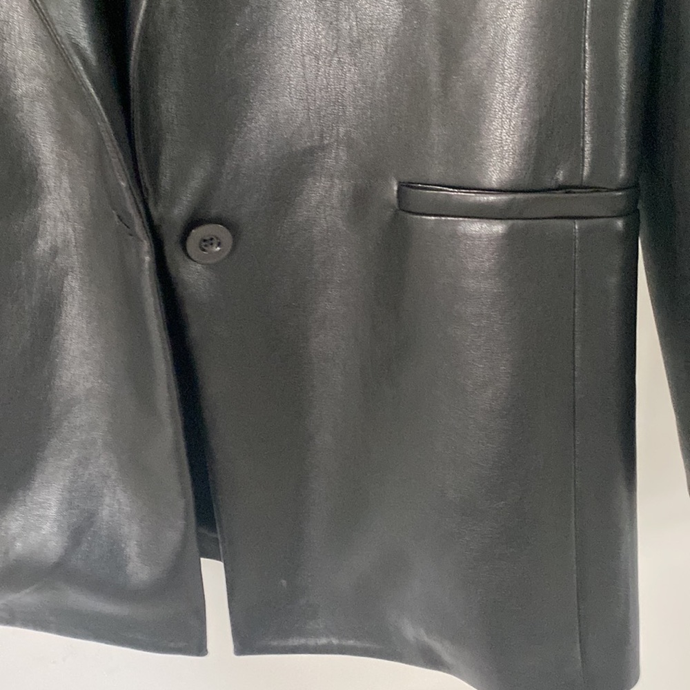 Alice and Olivia Shan vegan leather jacket - Picture 6 of 15